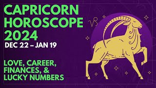 HOROSCOPE and LUCKY NUMBERS KAPALARAN  CAPRICORN RUDY BALDWIN VISION PREDICTION 2024 [upl. by Cleodal]