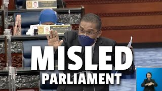 Agong very disappointed says Takiyuddin misled Parliament [upl. by Cindra]