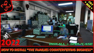 Become the Kingpin How to Install the Families Counterfeiting Business Mod in GTA V [upl. by Sutit]