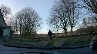 Postbridge timelapse inside the car Dartmoor 26th Jan 2024 [upl. by Zindman]