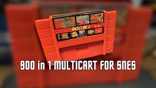 900 in 1 MULTICART FOR SNES [upl. by Deanna]