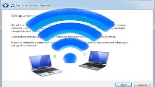 How to Connect two or more Computers by Wireless Connection amp Share Files between them [upl. by Tedda]