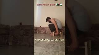 Lsit Challenge Accepted 🇮🇳vs🇵🇰shorts viralshorts viralvideo motivation challenge fitness gym [upl. by Osanna]