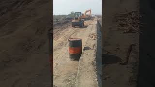 Seawall construction shortvideo [upl. by Raddie275]