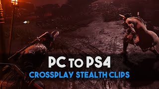 Ghost of Tsushima Legends  Crossplay Clips PS4 to PC [upl. by Airelav363]