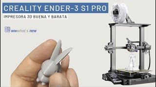 Creality Ender3 S1 Pro una impresora 3D buena barata y de excelente calidad [upl. by Delastre]