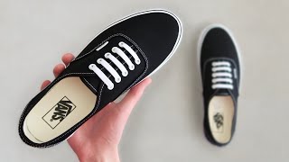 Como Amarrar Las Zapatillas En Rectas VANS AUTHENTIC [upl. by Htebazil204]