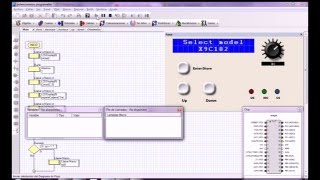 FLOWCODE  Programador de potenciómetro digital  Ohmímetro [upl. by Ttemme]