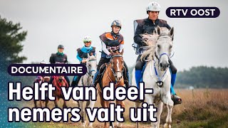 Uitputtingsslag Imke rijdt met haar paard 160 km tijdens EK Endurance  RTV Oost [upl. by Nehpets]