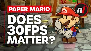 Paper Mario 30 vs 60fps [upl. by Chari]