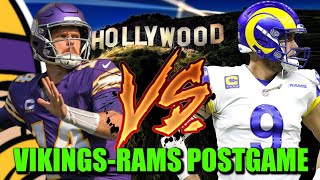 VIKINGSRAMS POSTGAME SHOW 10 TAKEAWAYS [upl. by Enomis]