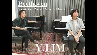 Yunchan Lim 임윤찬 plays Beethoven 8 Variations quotGrafen Von Waldsteinquot Woo 67 For 4 Hands COMPLETE [upl. by Navap191]