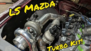 LS Swapped Mazda B2200 Turbo Kit Build [upl. by Janet]