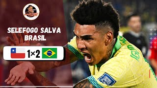 Chile 1x2 Brasil  Seleção Brasileira vence de virada e reage nas Eliminatórias que alívio [upl. by Ecilef959]