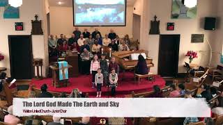 The Lord God Made The Earth and Sky  Walton United Church Junior Choir [upl. by Annavaig610]