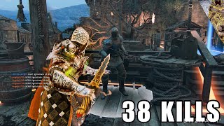 FOR HONOR  Insane 38 Kill Breach Game With Warmonger [upl. by Cynara]