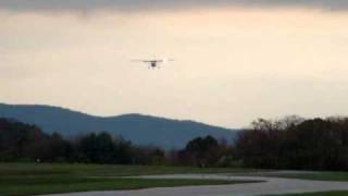 Cessna 172 SP Landing at Blacksburg VT airport [upl. by Neelyk]