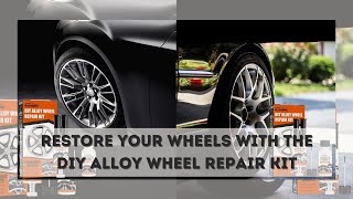 DIY Alloy Wheel Repair Kit  Rim Scrapes Scratches Remover [upl. by Antin631]