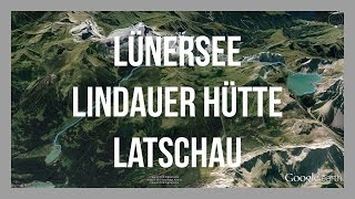 Wanderung vom Lünersee über Lindauer Hütte nach Latschau  Brandnertal Montafon  GPSTrack [upl. by Coumas430]