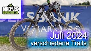 Bikepark Brandnertal Juli 2024 [upl. by Irakuy939]