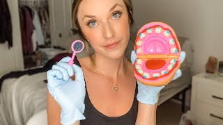 ASMR  Applying Your Braces 🦷  PlayDoh Dentist Drill Set  REALISTIC Dental Visit [upl. by Fe697]