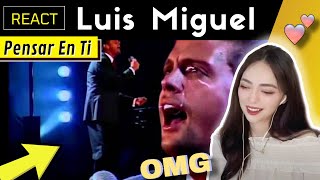 REACTING to Luis Miguel  Pensar en Ti El Concierto OMG Hes amazing [upl. by Jaynes]