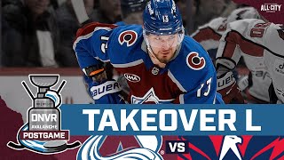 Goaltending falls flat as Avalanche sleepwalk loss against Washington Capitals [upl. by Elaval484]