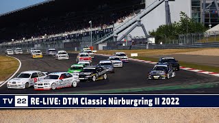 MOTOR TV22 RELIVE DTM Classic am Nürburgring Rennen 2 im Rahmen des Oldtimer Grand Prix 2022 [upl. by Casady]