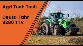 🇩🇰 Agri Tech test DeutzFahr 8280 TTV [upl. by Karie]