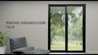 Montage Vorhangschienen Falte  Smartblinds [upl. by Williams838]