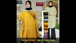 100 Model Baju Tunik Blouse Terbaru 2024  Baju Setelan Rok Celana Kekinian [upl. by Lobell205]