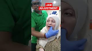 JAW adjustment by Indian chiropractor DrRajneesh kant [upl. by Arrik667]