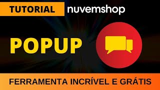 Criar Popup no Site ou Loja Virtual Com Poptin Grátis [upl. by Yelrebmyk]