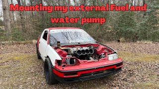 Mounting A External Fuel And Water Pump [upl. by Manaker]