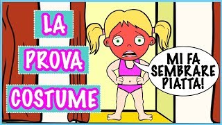 LA PROVA COSTUME 👙☀️⛱ PARODIA ANIMATA  Collezione Costumi Tezenis 2019 Yamamay Intimissimi [upl. by Skippy]