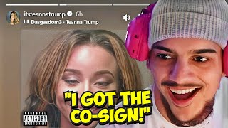 TEANNA TRUMP POSTED ME ON HER STORY [upl. by Keever]