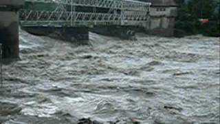 AUSTRIA  Hochwasser Salzach bei Hallein 2005 [upl. by Crista]