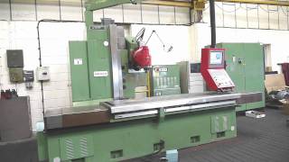 Novar 1990 Model K3F 2500 x 800 CNC Bed Type Travelling Table Milling amp Boring Machine [upl. by Mason]