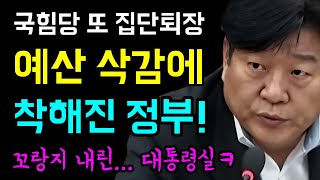 국힘당 부들 부들 또 집단퇴장 예산 삭감에 급 착해진 룬정부 배준형의 새빨간 거짓말에 직격탄 날린 양문석 꼬랑지 내린 대통령실ㅋㅋ [upl. by Amalie]