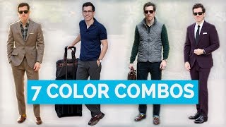 7 Best Clothing Color Combinations for Men  Color Matching Guide [upl. by Mindy]