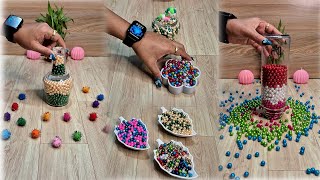 Satisfying Reverse Beads ASMR ♥️♥️♥️ 27 reverse asmr satisfying [upl. by Airtap927]