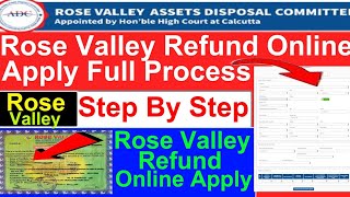 Rose Valley Refund Online Apply Full Process Step By Step Rose Valley Refund Apply rosevalley [upl. by Bennion159]