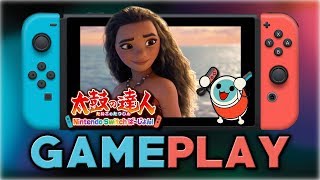 Taiko no Tatsujin Nintendo Switch Version  Doko Made Mo How Far I’ll Go Moana [upl. by Dolly]