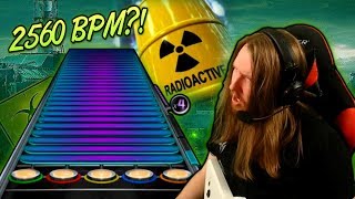 2560 BPM  Playing URANOID on plastic guitar Extratone  Extreme Speedcore [upl. by Hanni]