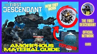 💎Amorphous Material Patterns Explained💎 Part 1 The First Descendant [upl. by Aninad]