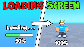 How to create a Loading Screen  Roblox Studio FULL GUIDE  CUSTOMIZABLE [upl. by Nairde]