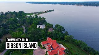 Gibson Island Maryland Aerial Community Tour [upl. by Frasquito]