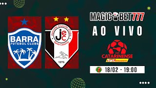 JOGO COMPLETO BARRA X JOINVILLE  9ª RODADA  CATARINENSE 2024 [upl. by Rahsab]