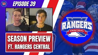 New York Rangers Season Preview with Evan from Rangers Central [upl. by Marlowe388]