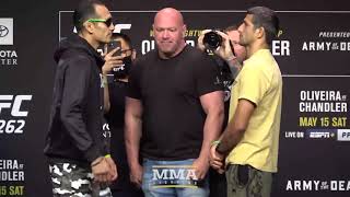 UFC 262 Tony Ferguson vs Beneil Dariush Face Off  MMA Fighting [upl. by Osnola]